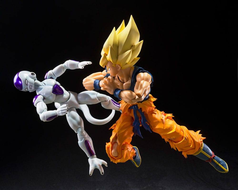 Dragon Ball Z - Super Saiyan Son Goku, S.H.Figuarts Actionfigur (Fighter of Rage) 14 cm
