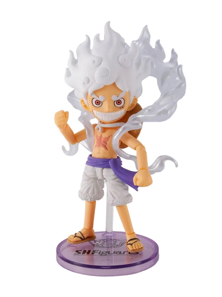 One Piece - Monkey D. Luffy, World Collectable Figures x S.H. Figuarts Action Figure Gear 5 8 cm