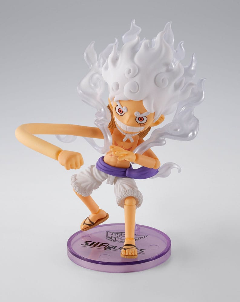One Piece - Monkey D. Luffy, World Collectable Figures x S.H. Figuarts Action Figure Gear 5 8 cm