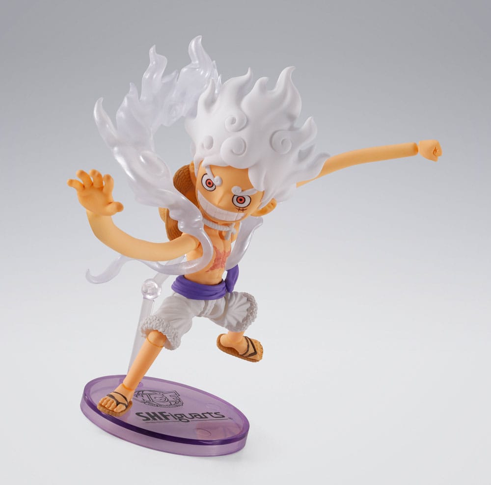 One Piece - Monkey D. Luffy, World Collectable Figures x S.H. Figuarts Action Figure Gear 5 8 cm
