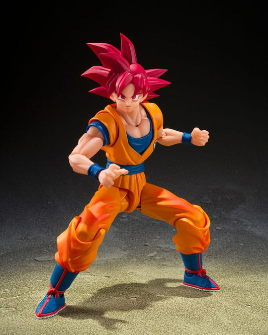 Dragon Ball Super - Super Saiyan God Son Goku, S.H.Figuarts Action Figure (God Aura) 15 cm