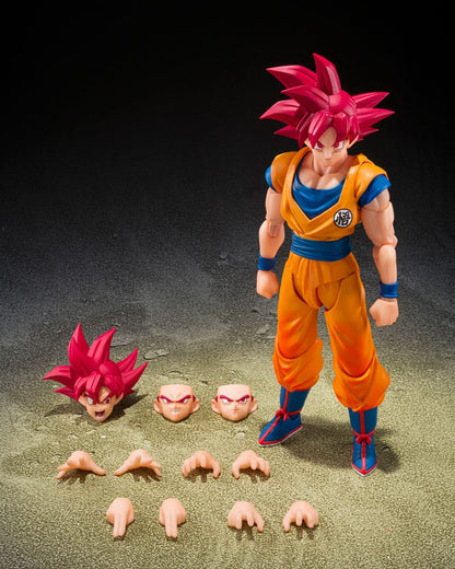 Dragon Ball Super - Super Saiyan God Son Goku, S.H.Figuarts Action Figure (God Aura) 15 cm