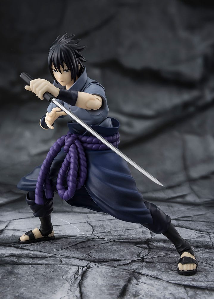 Naruto - Sasuke Uchiha, S.H.Figuarts Action Figure Solitary Shinobi 15 cm