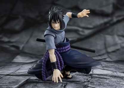 Naruto - Sasuke Uchiha, S.H.Figuarts Action Figure Solitary Shinobi 15 cm