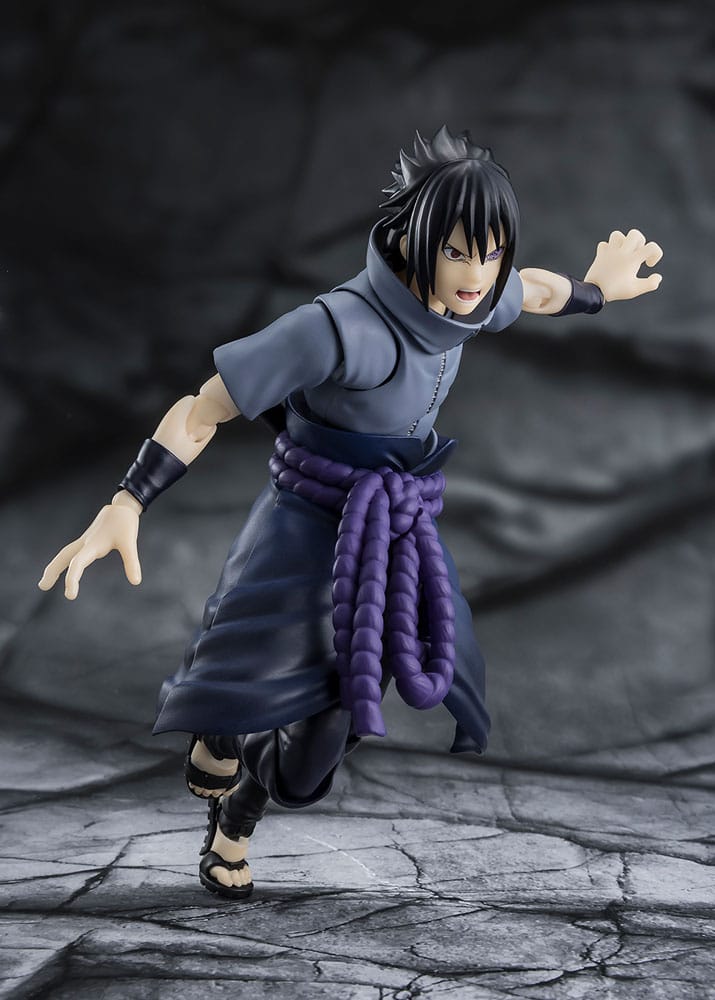 Naruto - Sasuke Uchiha, S.H.Figuarts Action Figure Solitary Shinobi 15 cm