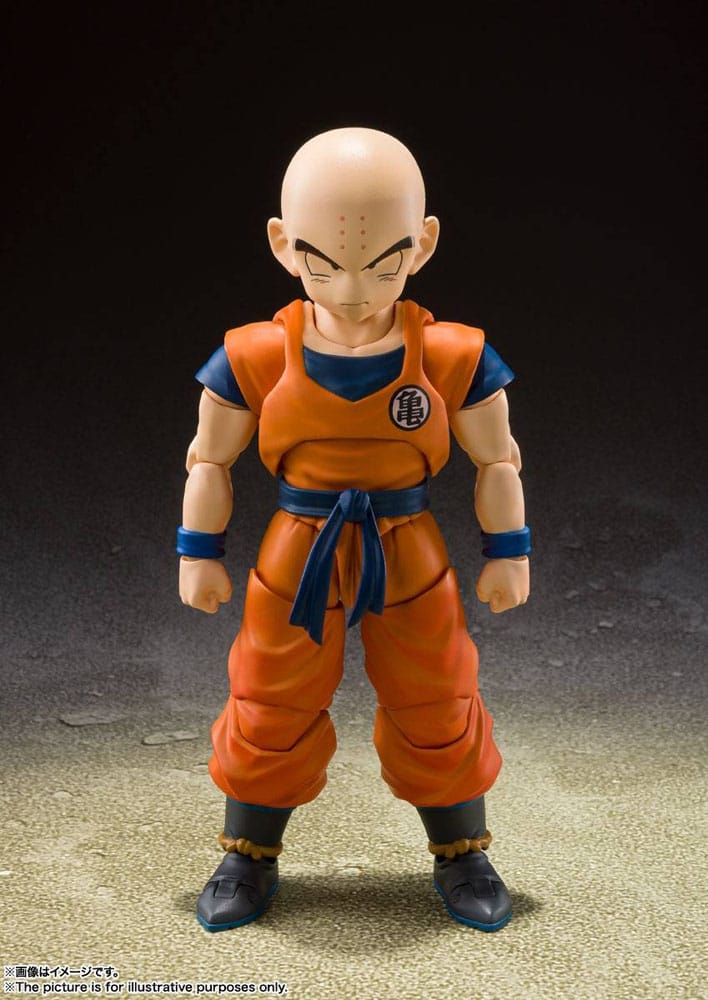 Dragon Ball Z - Krillin-Earth's Strongest Man, S.H. Figuarts Action Figure 12 cm
