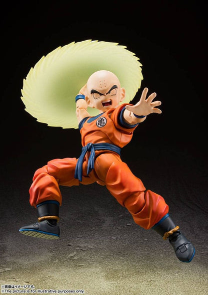 Dragon Ball Z - Krillin-Earth's Strongest Man, S.H. Figuarts Action Figure 12 cm