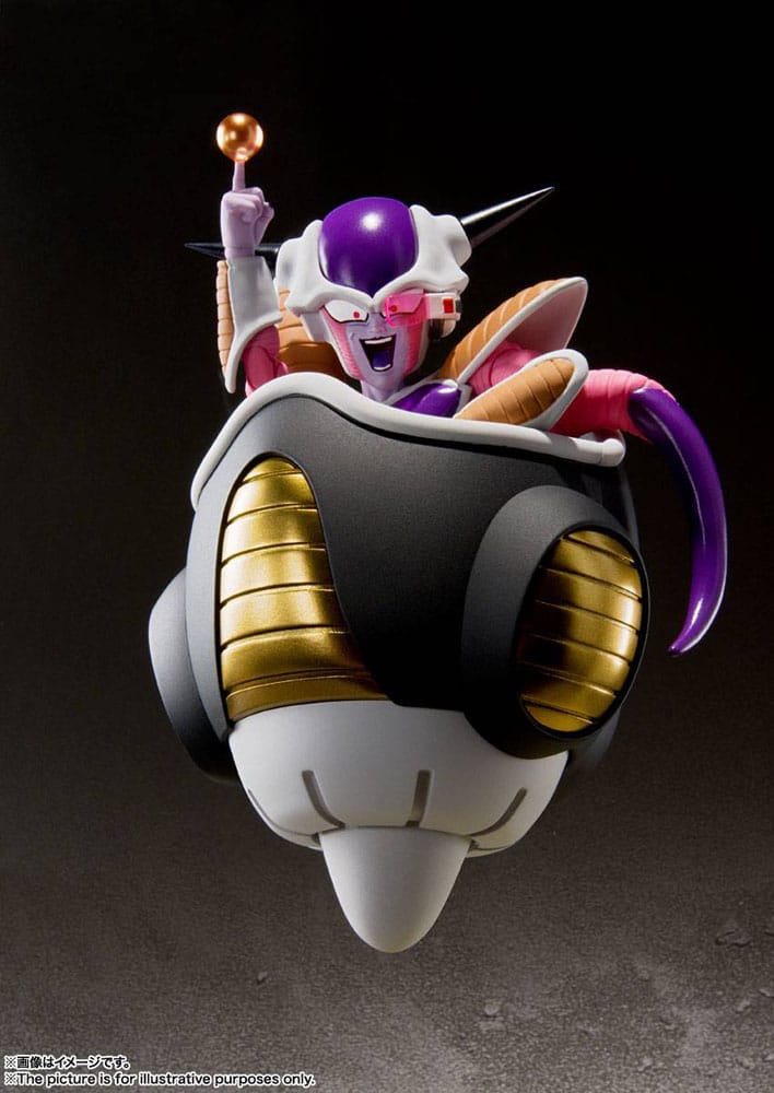 Dragon Ball Z - Frieza, S.H. Figuarts Action Figure (First Form) & Frieza Pod Reissue 11 cm