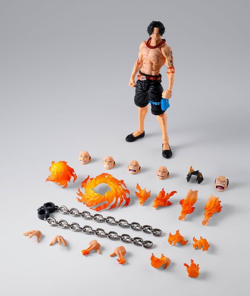 One Piece - Portgas D. Ace, S.H. Figuarts Action Figure -Marineford- 16 cm