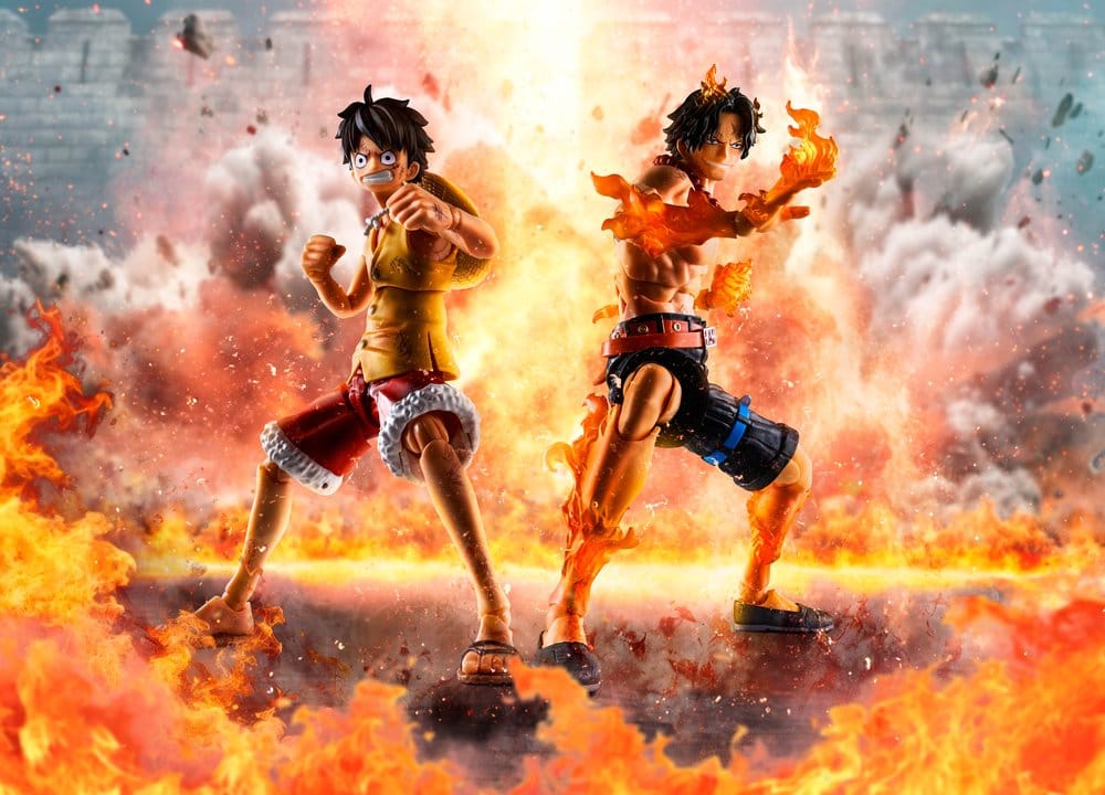 One Piece - Portgas D. Ace, S.H. Figuarts Action Figure -Marineford- 16 cm
