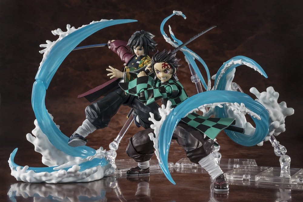 Demon Slayer: Kimetsu no Yaiba - Accessory Set, S.H. Figuarts Tanjiro Kamado & Giyu Tomioka Water Breathing Option Parts Set