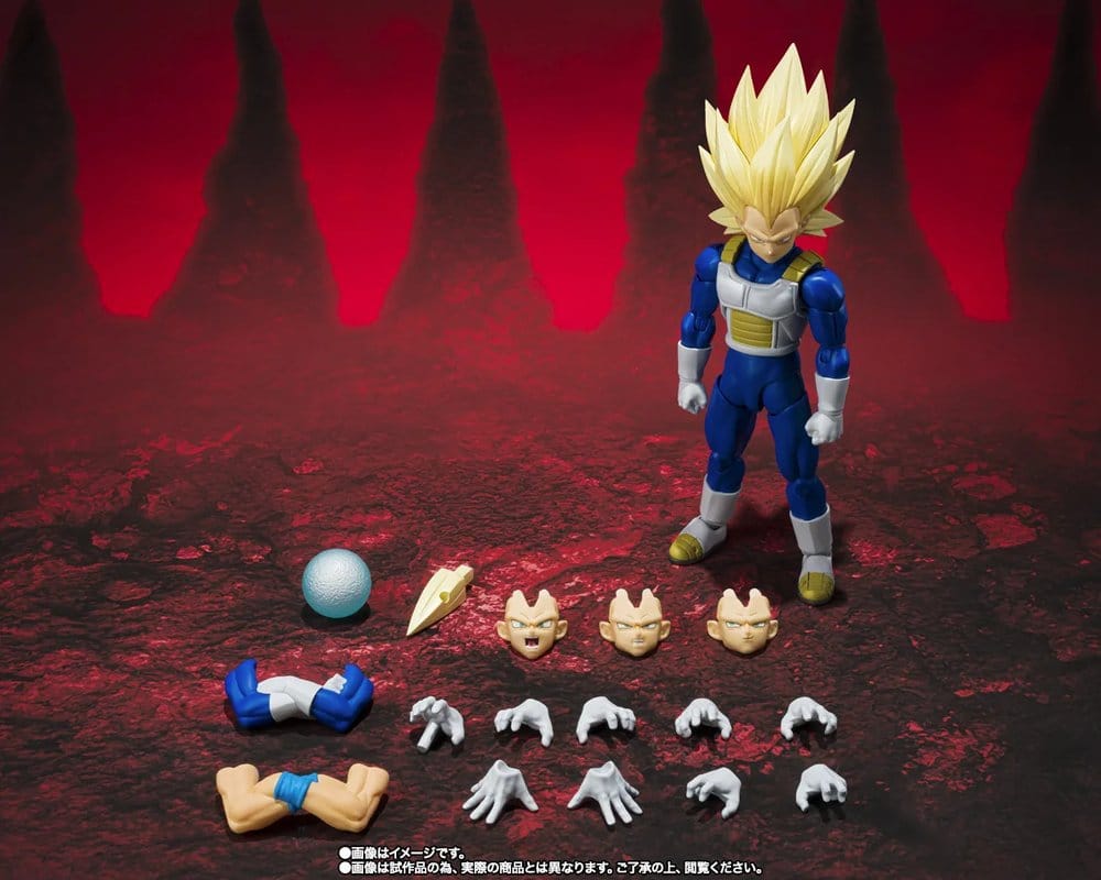 Dragon Ball - Vegeta, Daima S.H.Figuarts Actionfigur Super Saiyan 3 15 cm