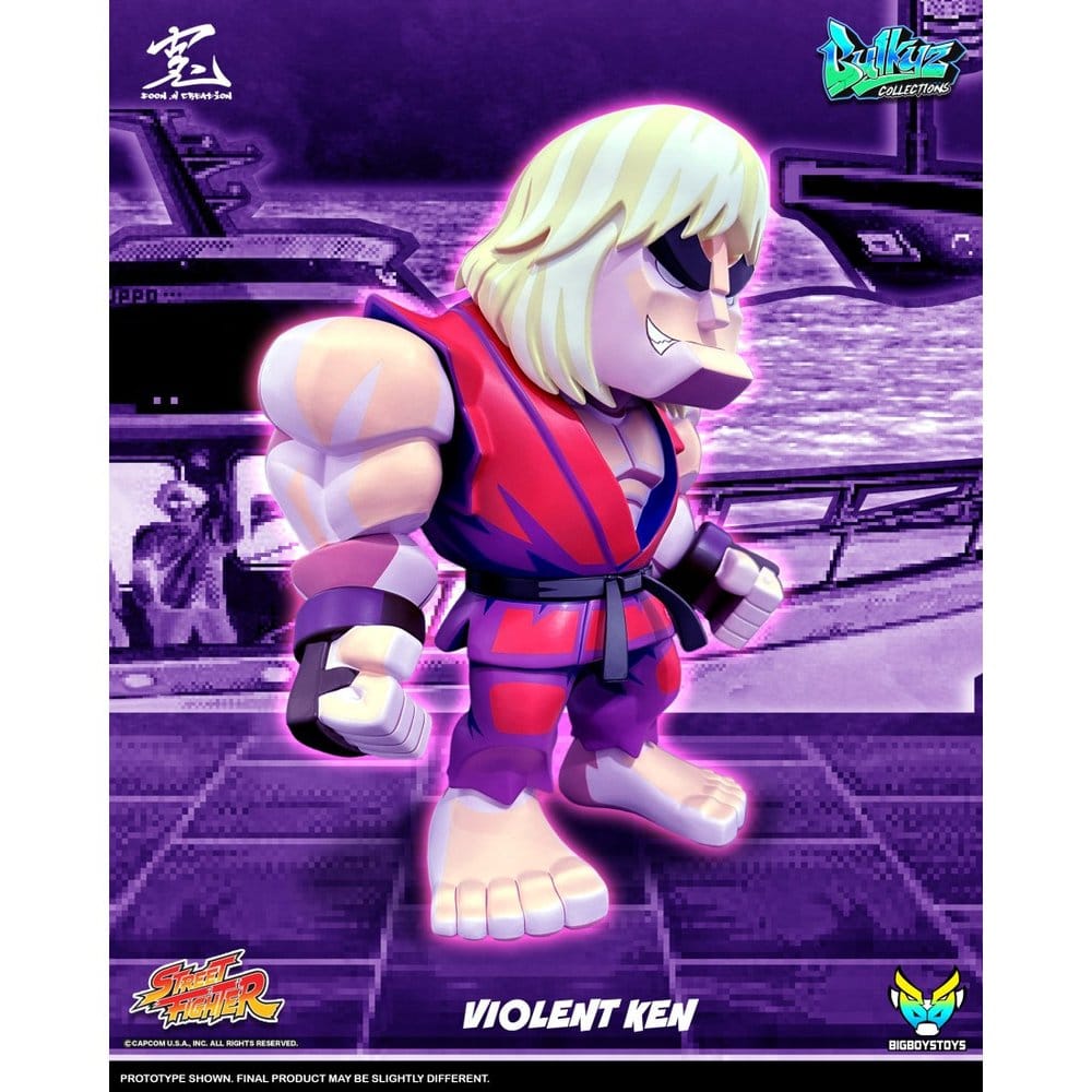 Street Fighter - Ken, Bulkyz Vinyl Figure Violent 30 cm