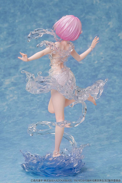 Re:Zero - Starting Life in Another World - Ram, PVC Statue 1/7 Aqua Dress 23 cm