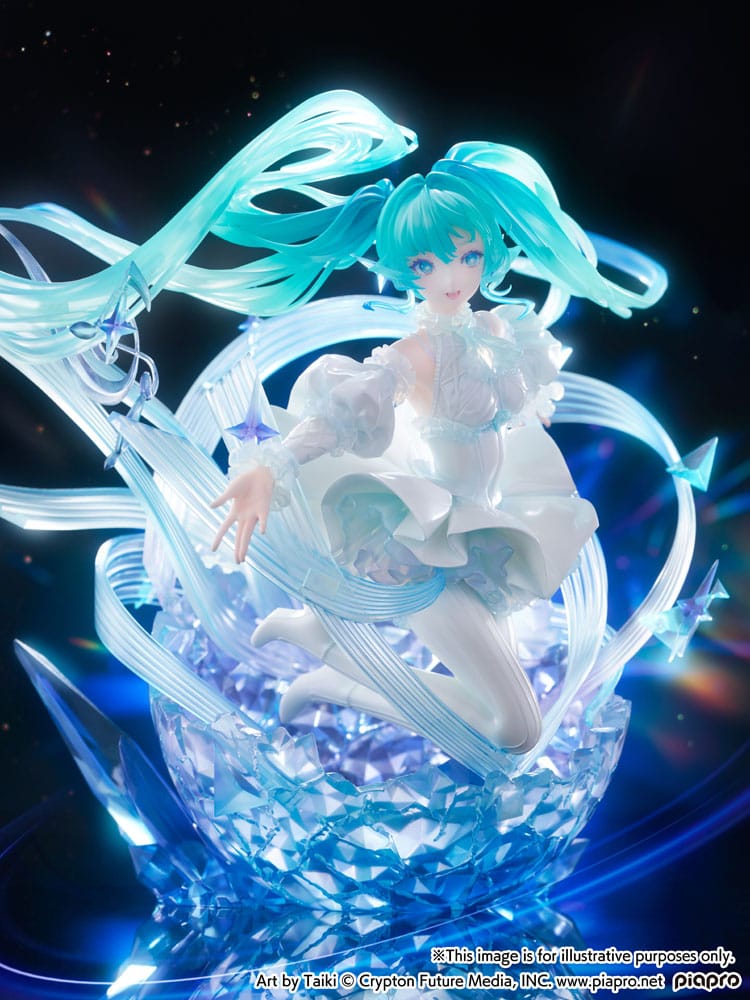 Hatsune Miku - Hatsune Miku, Crystal Dress Ver. PVC Statue 1/7 22 cm