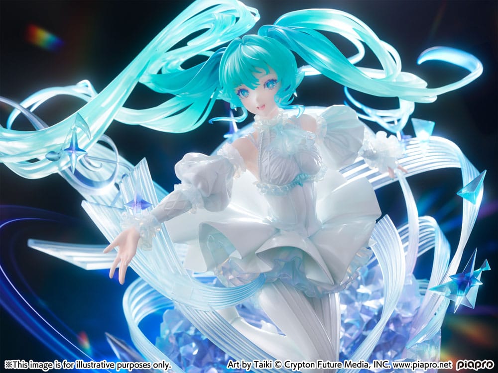 Hatsune Miku - Hatsune Miku, Crystal Dress Ver. PVC Statue 1/7 22 cm