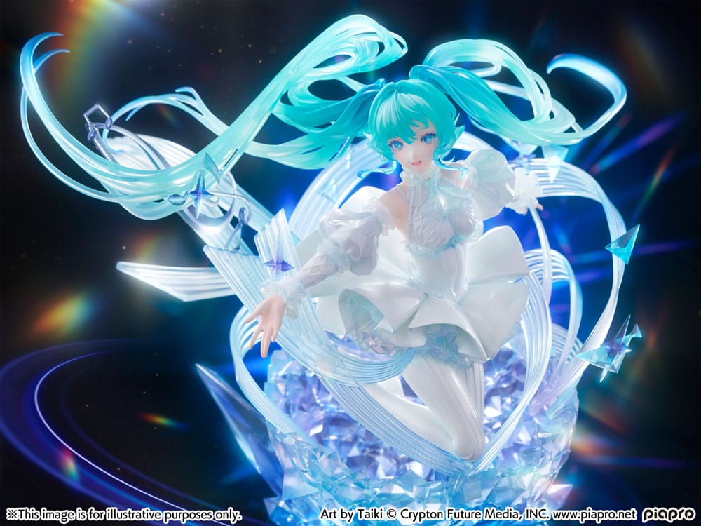 Hatsune Miku - Hatsune Miku, Crystal Dress Ver. PVC Statue 1/7 22 cm