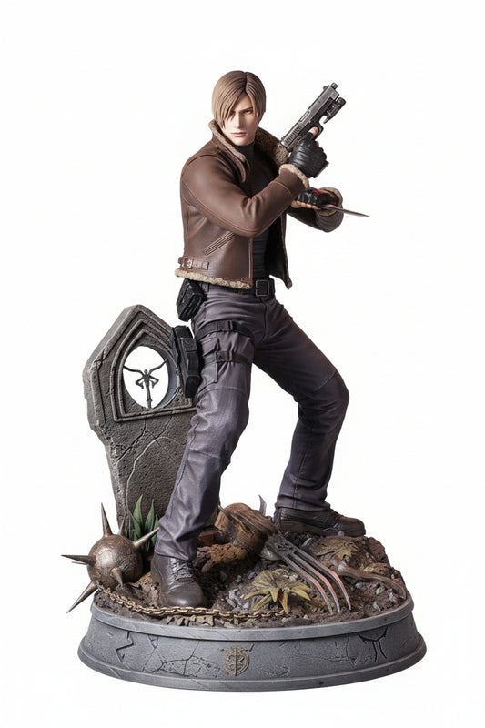 Resident Evil - Leon Kennedy, Premium Statue 50 cm
