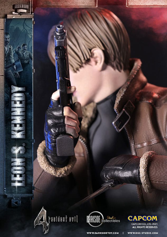 Resident Evil - Leon Kennedy, Premium Statue 50 cm