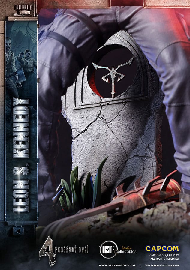 Resident Evil - Leon Kennedy, Premium Statue 50 cm
