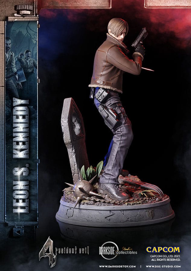 Resident Evil - Leon Kennedy, Premium Statue 50 cm