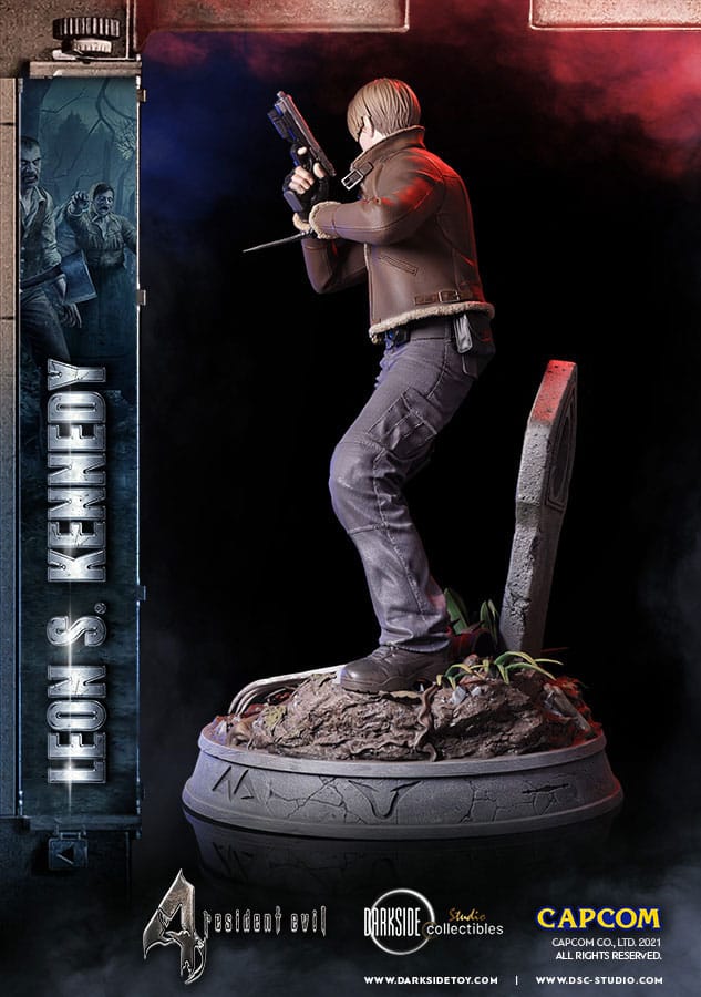 Resident Evil - Leon Kennedy, Premium Statue 50 cm