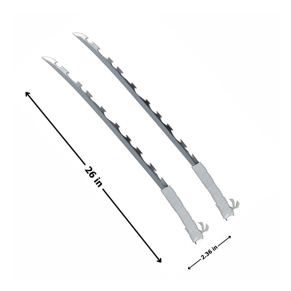 Demon Slayer: Kimetsu no Yaiba - Inosuke´s Sword (Doppel-Schwert) Set Replik