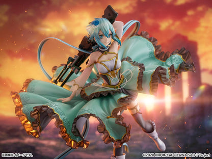 Sword Art Online - Sinon, Crystal Dress Ver. SHIBUYA SCRAMBLE FIGURE PVC Statue 1/7 29 cm