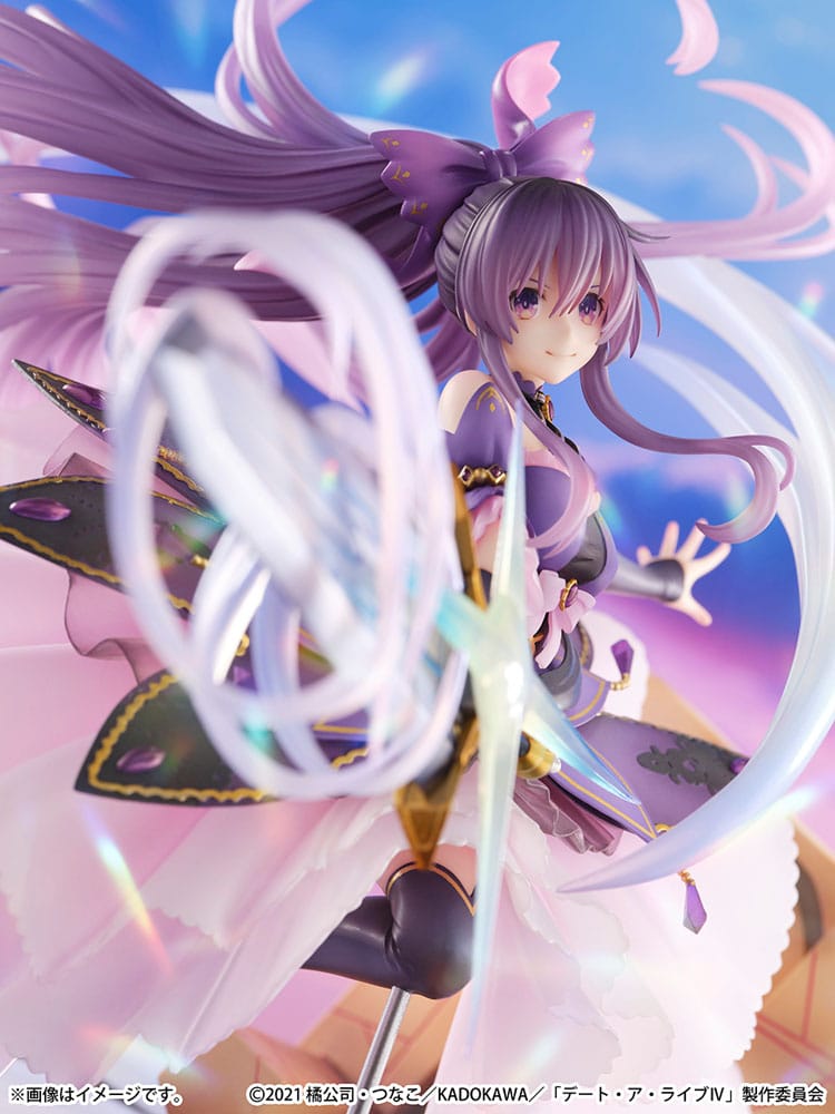 Date A Live IV - Tohka Yatogami, SHIBUYA SCRAMBLE FIGURE PVC Statue 1/6 Princess Amethyst Dress Ver. 32 cm