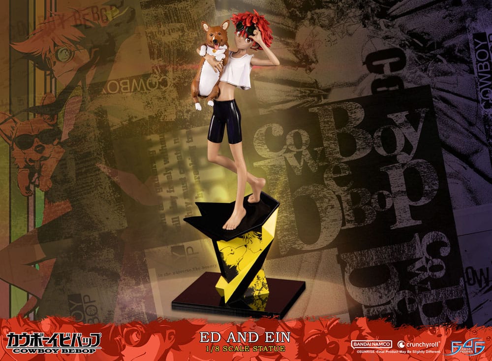 Cowboy Bebop - Ed & Ein, Statue 1/8 28 cm