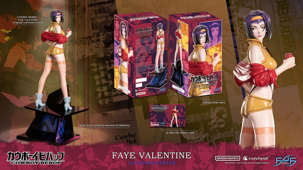 Cowboy Bebop - Valentine, Statue Faye 32 cm