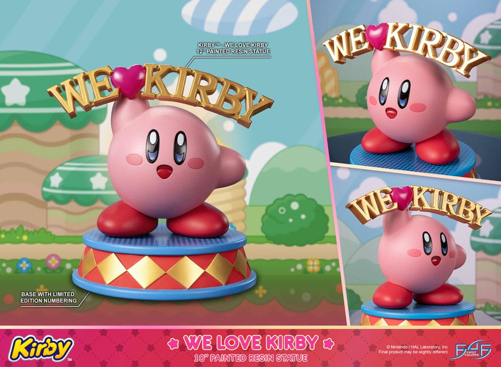 Kirby - Kirby, Statue We Love Kirby 24 cm