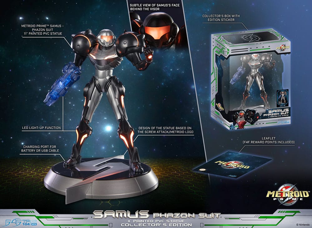 Metroid - Samus Phazon Suit, Prime PVC Statue Collector's Edition 28 cm