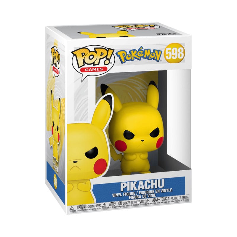 Pokémon - Pikachu, POP! Games Vinyl Figure Grumpy 9 cm