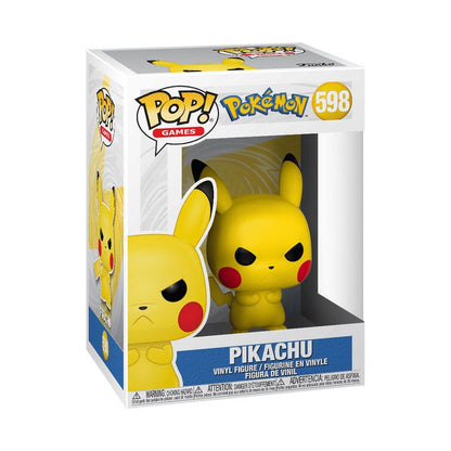 Pokémon - Pikachu, POP! Games Vinyl Figure Grumpy 9 cm