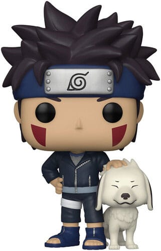 Naruto - Kiba w/Akamaru, POP! Animation Vinyl Figure 9 cm