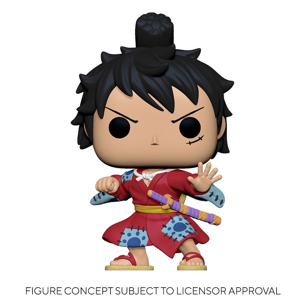 One Piece - Luffy in Kimono, POP! Television Vinyl Figure 9 cm
