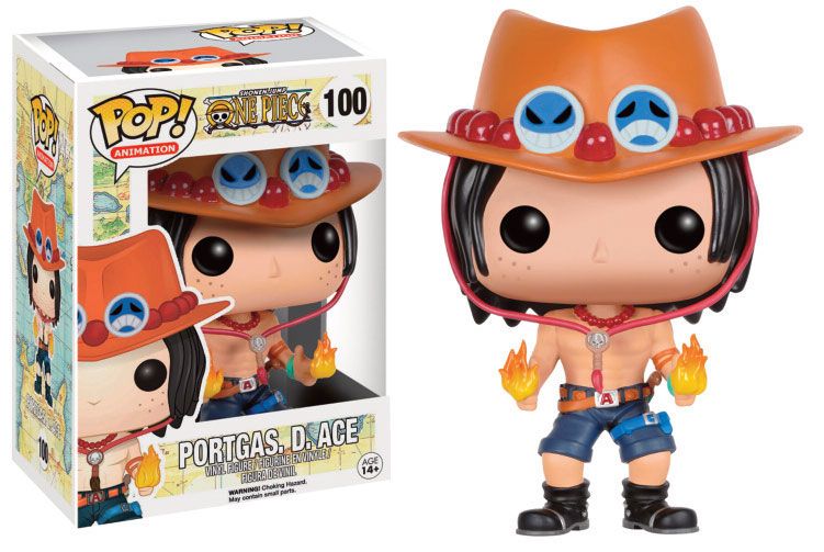One Piece - Portgas D. Ace, POP! Television Vinyl Figure 9 cm