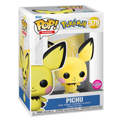 Pokémon - Pichu, POP! Games Vinyl Figure Flocked *Exclusive Version* 9 cm