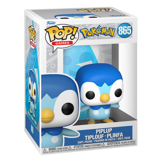 Pokémon - Piplup, POP! Games Vinyl Figure (EMEA) 9 cm