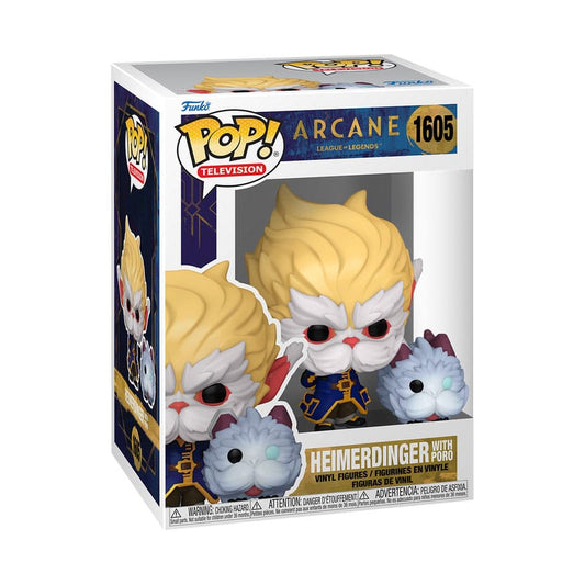 League of Legends - Heimerdinger w/Poro, Arcane League of Legends POP! Vinyl Figure 9 cm