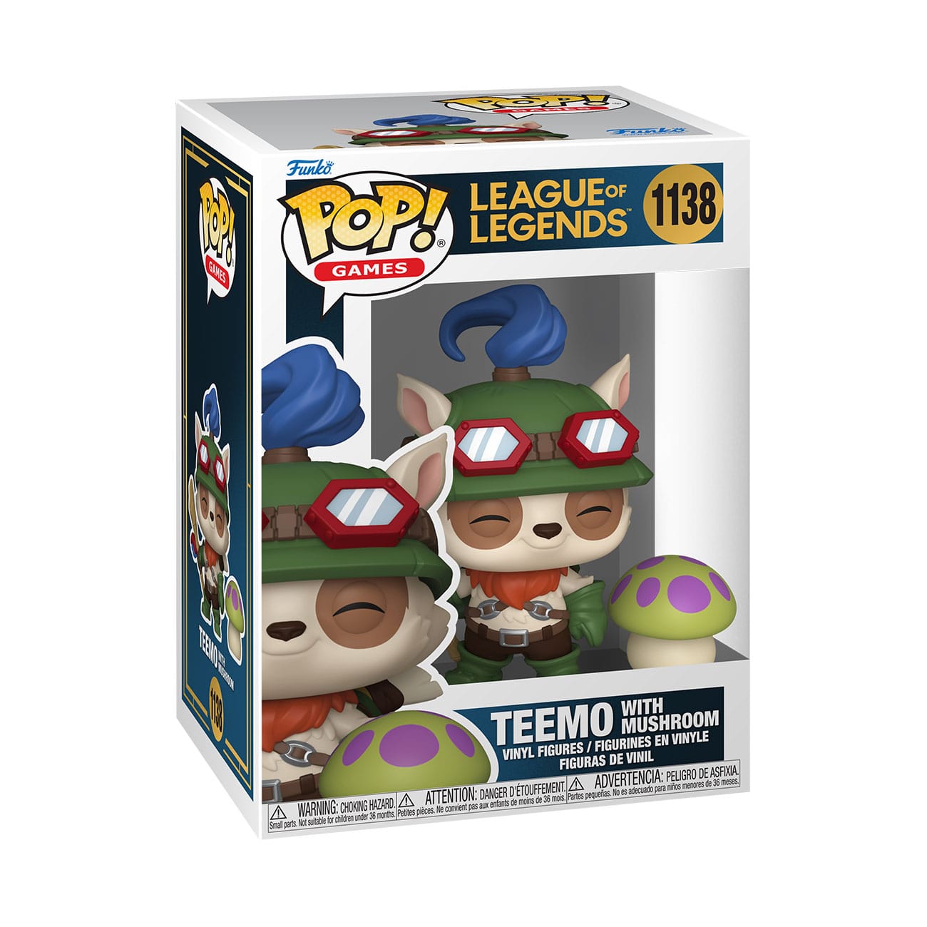 League of Legends - Teemo w/Shroom, POP!&Buddy Games Vinyl Figure 9 cm