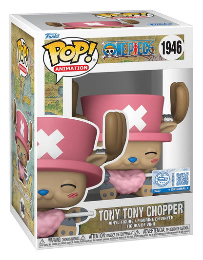 One Piece - Tony Tony Chopper with Cotton Candy, POP! Animation Vinyl Figure 9 cm