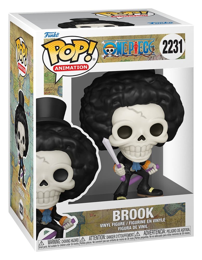One Piece - Brook (Refresh), POP! Animation Vinyl Figure 9 cm