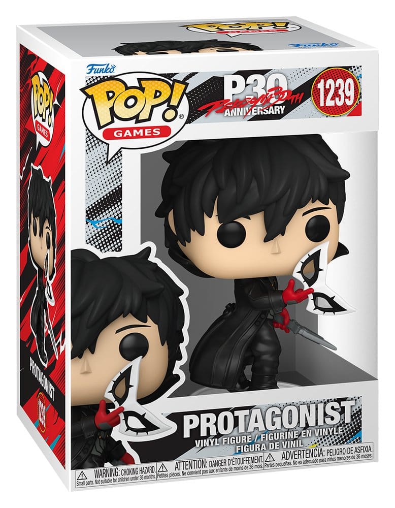 Persona 5 - Protagonist (Ren/Joker) POP! Games Vinyl Figure 9 cm