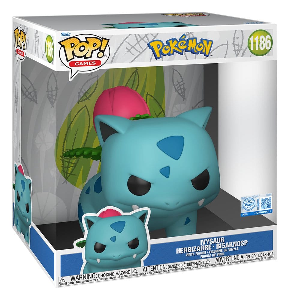 Pokémon - Ivysaur, Super Sized Jumbo POP! Vinyl Figure 25 cm
