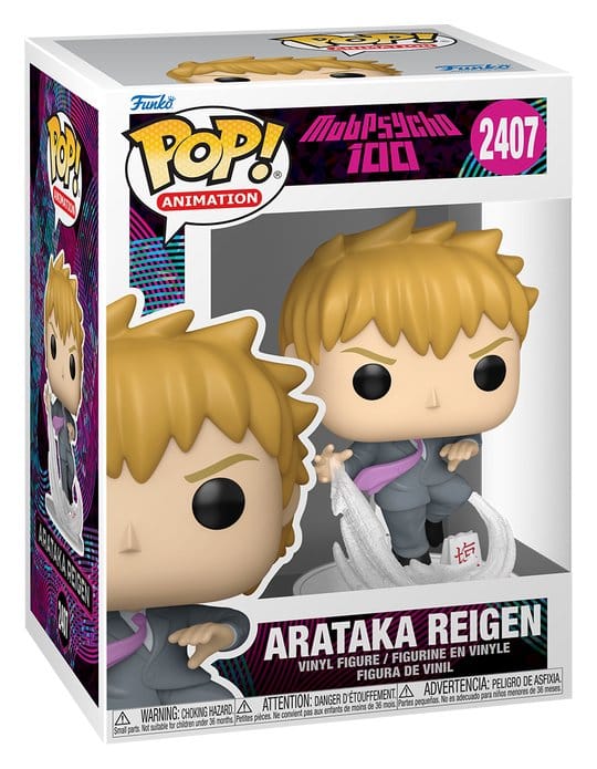 Mob Psycho 100 - Arataka Reigen, POP! Animation Vinyl Figure 9 cm