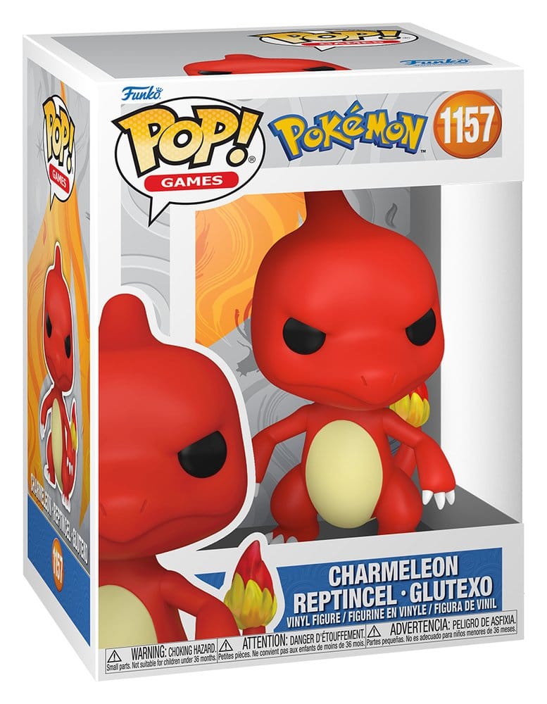Pokémon - Charmeleon, POP! Games Vinyl Figure 9 cm