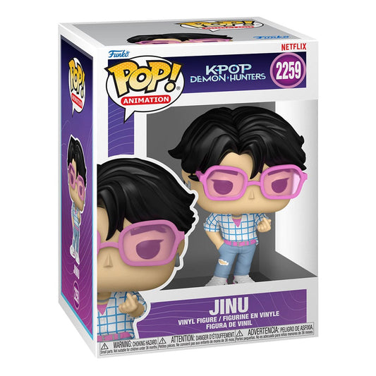 KPop Demon Hunters - Jinu, POP! Animation Vinyl basic version Figures 9cm