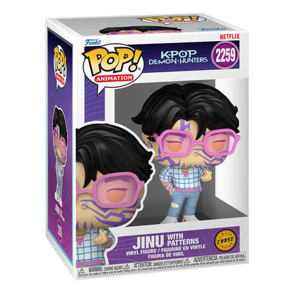 KPop Demon Hunters POP! - Jinu, chase version Animation Vinyl Figures 9 cm
